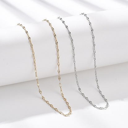 2мм 304 ожерелья из текстурированной цепочкой из нержавеющей стали