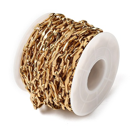 304 цепи натяжные нержавеющие, ионное покрытие (ip), несварные, с катушкой, овальные