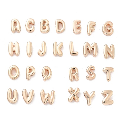 Стойки подвески обшивки сплава, без кадмия и без свинца, гальванический никель, золотой свет, алфавит