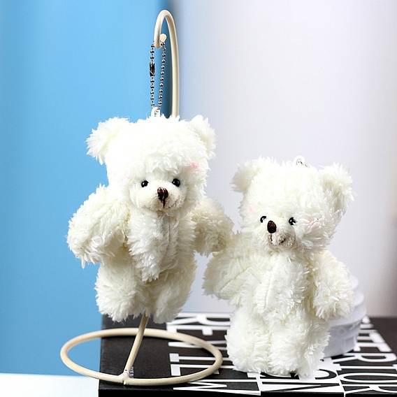 Симпатичный плюшевый медведь подвеска украшение, для украшения рюкзака-брелка