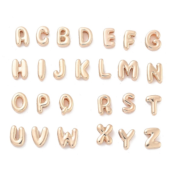 Стойки подвески обшивки сплава, без кадмия и без свинца, гальванический никель, золотой свет, алфавит