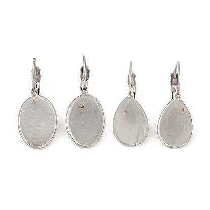 316 из нержавеющей стали выводы Leverback серьги