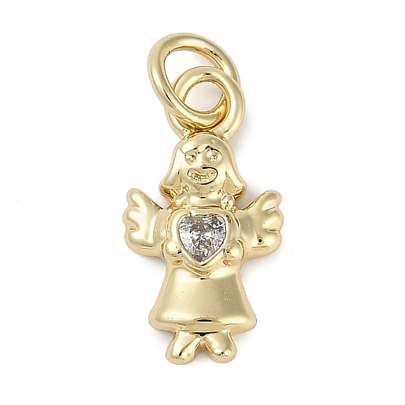 Стойка металлическая латунная микропрофилированная кубическая циркония подвески, без свинца и без кадмия, долговечный, шармы в форме человека , с целью перехода в кольце