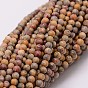 Natural Leopardskin Beads Strands, Round