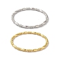 304 Stainless Steel Textured Ring Hinged Bangles for Women