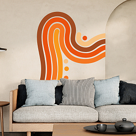 2 feuilles d'autocollants muraux en pvc, décoration murale