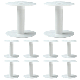 10 шт. пустые пластиковые катушки для проволоки, нить шпульки