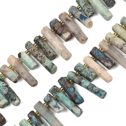 Природные хризоколлу бисер нитей, колонка