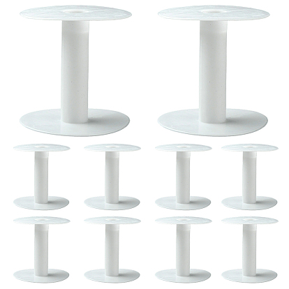 10 шт. пустые пластиковые катушки для проволоки, нить шпульки