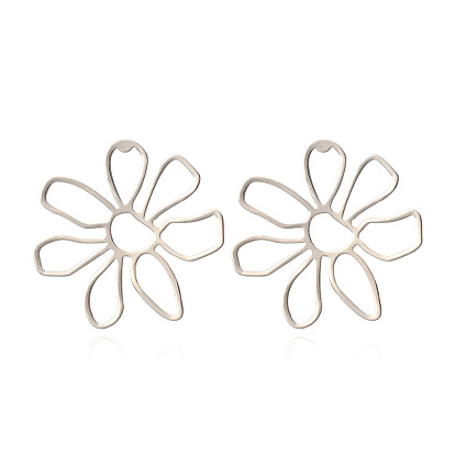 Bold and Creative Floral Earrings with Personality and Charm for Women