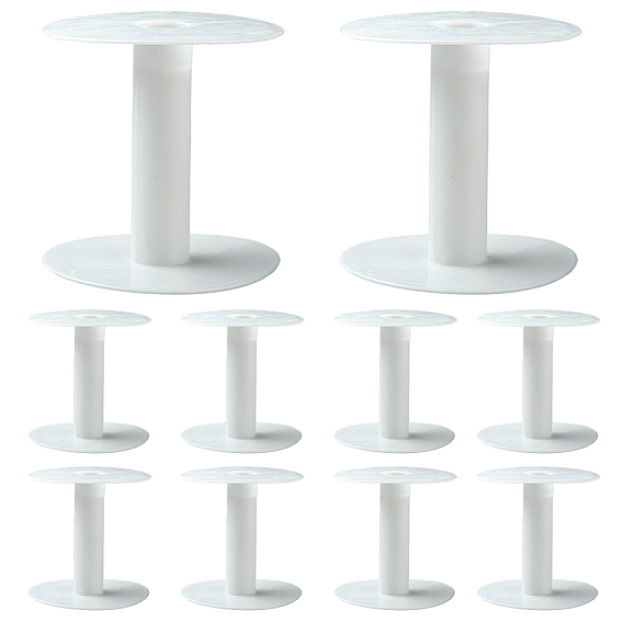 10 шт. пустые пластиковые катушки для проволоки, нить шпульки