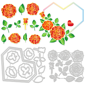 Розовая углеродистая сталь горячая фольга пластина металлические штампы, для тиснения скрапбукинга своими руками, фото ablum ремесло изготовление шаблона, цвет нержавеющей стали