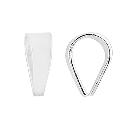 Sterling Silver Snap On Bails for Pendant Making