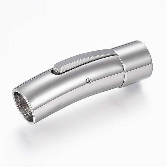 304 Stainless Steel Bayonet Clasps, Tube