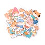 Waterproof Self Adhesive Paper Stickers, for Suitcase, Skateboard, Refrigerator, Helmet, Mobile Phone Shell, Colorful