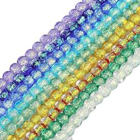 Нити из фольги в технике лэмпворк, квадратный