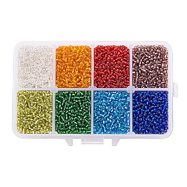 PandaHall Elite Mixed 12/0 Round Glass Seed Beads
