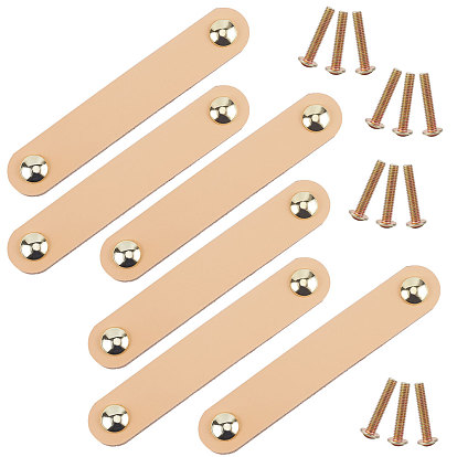 Дверные ручки из искусственной кожи, для запасных частей дверных ремней шкафа