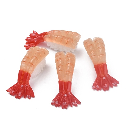 Artificial Plastic Sushi Sashimi Model, Imitation Food, for Display Decorations, Shrimp Sushi