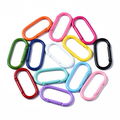 Aluminum Spring Gate Ring, Oval