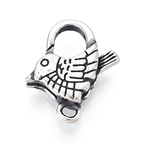 925 стерлингового серебра застежкой омар коготь, птица