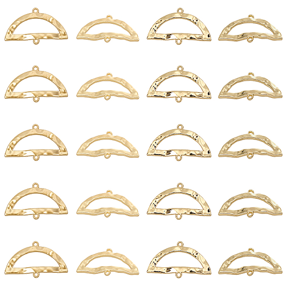 Alloy Links Connectors, Half Round
