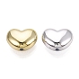 UV Plating Acrylic Beads, Heart