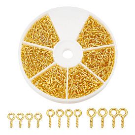 3 стили железный винт рым-болт штифт скобы, за половину пробурено бисера