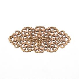 Iron Links, Etched Metal Embellishments, Flower