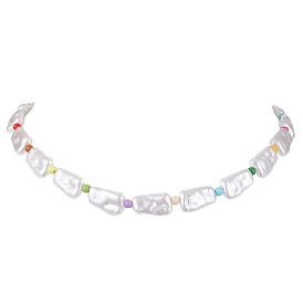 Пластиковые ожерелья с искусственным жемчугом и акриловыми бусинами для женщин