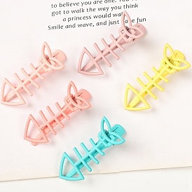 Cellulose Acetate Alligator Hair Clips, Hair Accessories for Girls Women, Fish Bone