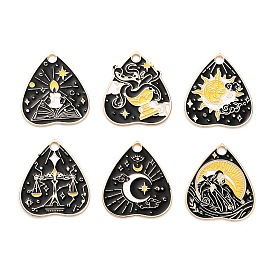 Подвески из эмали и сплава, говорящие доски очарование, золотые