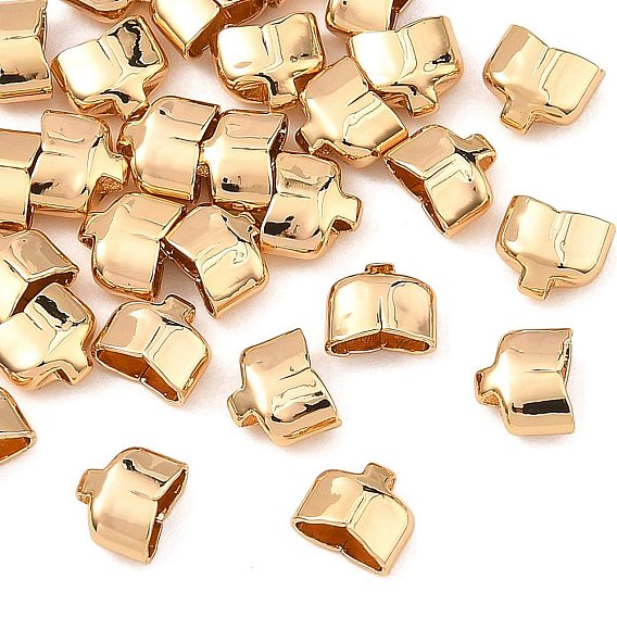 SHEGRACE Brass End Caps, Cadmium Free & Lead Free & Nickel Free