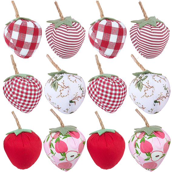 12шт. 6 стили хлопковых украшений аксессуары, разноцветные