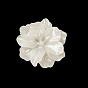 Opaque Resin & Glitter Powder Cabochons, Camellia Flower