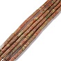 Natural Unakite Beads Strands, Column