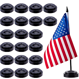 Пластиковый держатель для флага, плоско-круглые