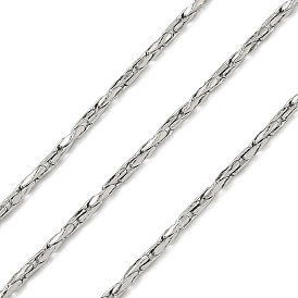Ручная работа 304 цепи из нержавеющей стали в стиле "бостонское плетение", несварные, с катушкой