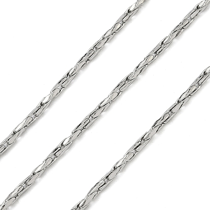 Ручная работа 304 цепи из нержавеющей стали в стиле "бостонское плетение", несварные, с катушкой