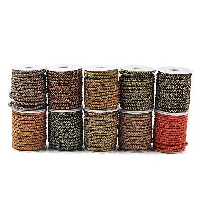 10м плетеный шнур из полиэстера, круглые