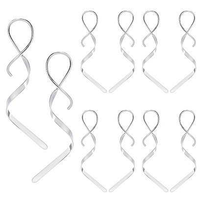 5пары висячих спиральных серег 304серьги-подвески из нержавеющей стали для женщин