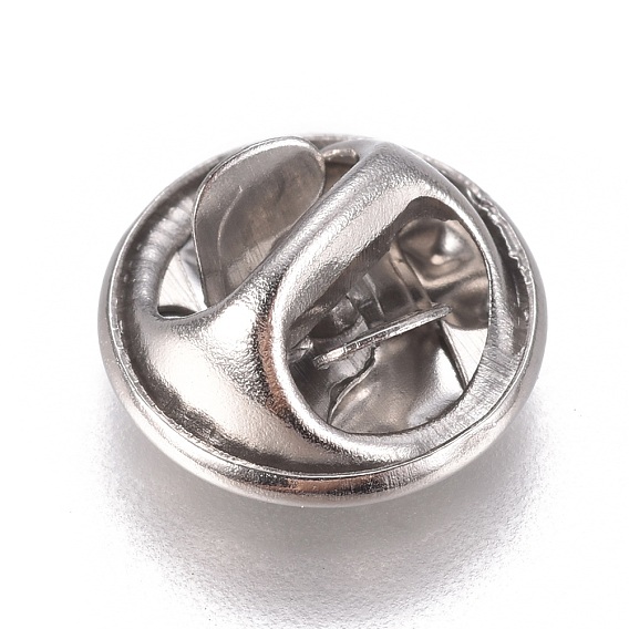 304 фурнитура из нержавеющей стали для броши, ионное покрытие (ip), знак отворотом обратно бабочка клатчи, ионное покрытие (ip)