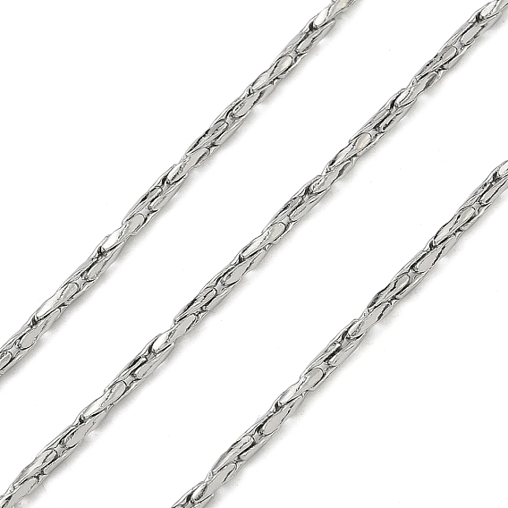 Ручная работа 304 цепи из нержавеющей стали в стиле "бостонское плетение", несварные, с катушкой
