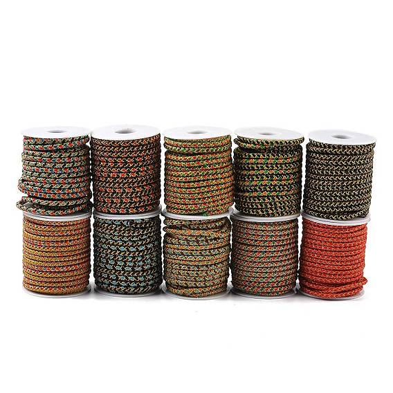 10м плетеный шнур из полиэстера, круглые