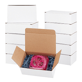 30Pcs Corrugated Cardboard Mailer Boxes, Rectangle