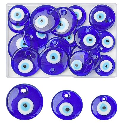 18 шт. 3 стили подвески ручной работы от сглаза в стиле лэмпворк