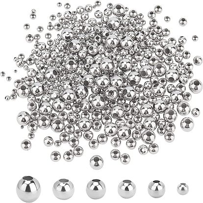 304 billes d'acier inoxydable, ronde