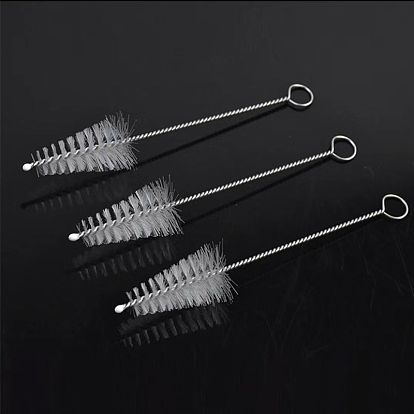 304 щетка для чистки насадок из нержавеющей стали, щетка с нейлоновой щетиной для дозаторов и насадок для глазури, конус