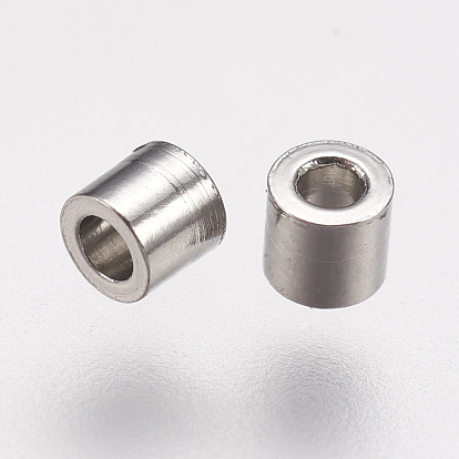 304 Stainless Steel Spacer Beads, Column