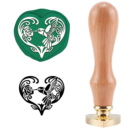 DIY альбом, латунная восковая печать штамп с ручкой